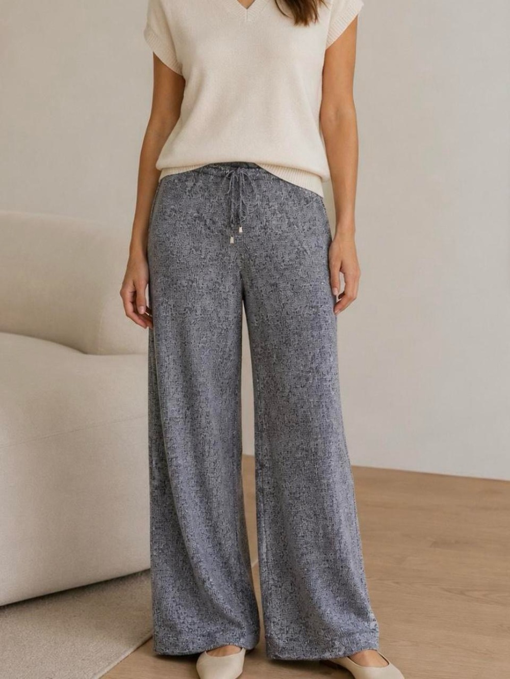 Grace Elements Wide Leg Stretchy pull-on Pants XL